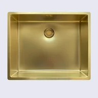 Zlewozmywaki - Zlewozmywak Reginox New York 50x40 złoto GOLD FLAX - R35160 - miniaturka - grafika 1