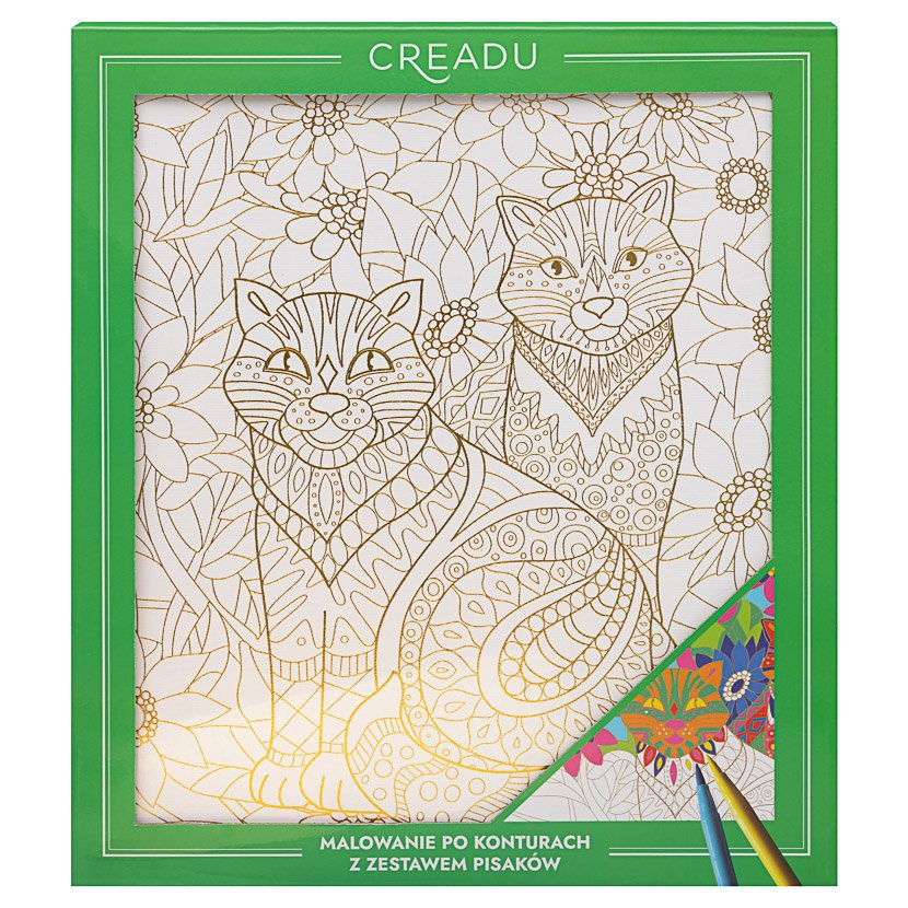 CREADU, Malowanie Po Konturach, Koty