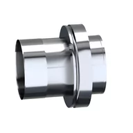 Akcesoria kominkowe - Adam Dw Przejście Rura Stalowa – Komin Fi 200 - miniaturka - grafika 1