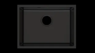 Zlewozmywak Granitowy Conner 1 Komora, 53,5X40 Cm Podwieszany Czarny Metalik - Zlewozmywaki Zlewozmywak Granitowy Conner 1 Komora, 53,5X40 Cm Podwieszany Czarny Metalik - Zlewozmywaki - miniaturka - grafika 1