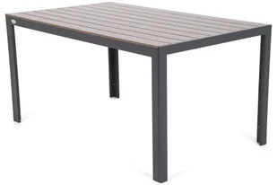 Stół ogrodowy aluminiowy Ibiza 150 cm Grey / Taupe - Stoły ogrodowe - miniaturka - grafika 1