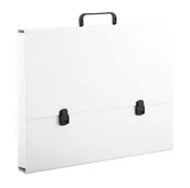 Teczki i skoroszyty - Teczka z rączką A3 5 cm Penmate biała - miniaturka - grafika 1