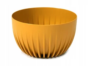 Doniczka z wkładem Mira Eco 30 cm musztardowy - Donice - miniaturka - grafika 1