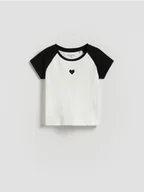 Bluzki dla niemowląt - Reserved - Prążkowany t-shirt - wielobarwny - miniaturka - grafika 1