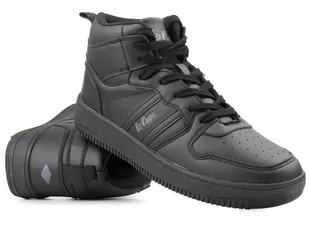Zimowe buty męskie sportowe - LEE COOPER LCJ-22-29-1307M, czarne - Lee Cooper - Buty zimowe męskie - miniaturka - grafika 1