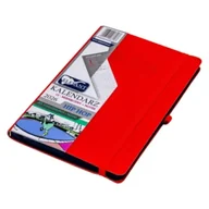 Kalendarze - Kalendarz 2026 A5 12M + notes Hip hop czerwony - miniaturka - grafika 1