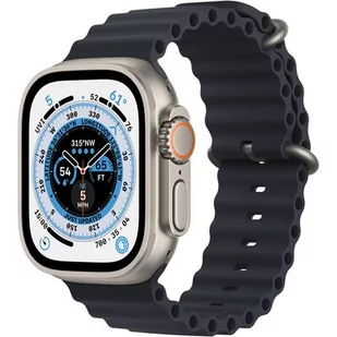 Apple Watch Ultra GPS + Cellular 49mm Tytan MQFK3WB/A Czarny - Smartwatch - miniaturka - grafika 1