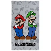 Okrycia kąpielowe dla dzieci - Ręcznik Bawełniany 70X140 Super Mario Luigi - miniaturka - grafika 1