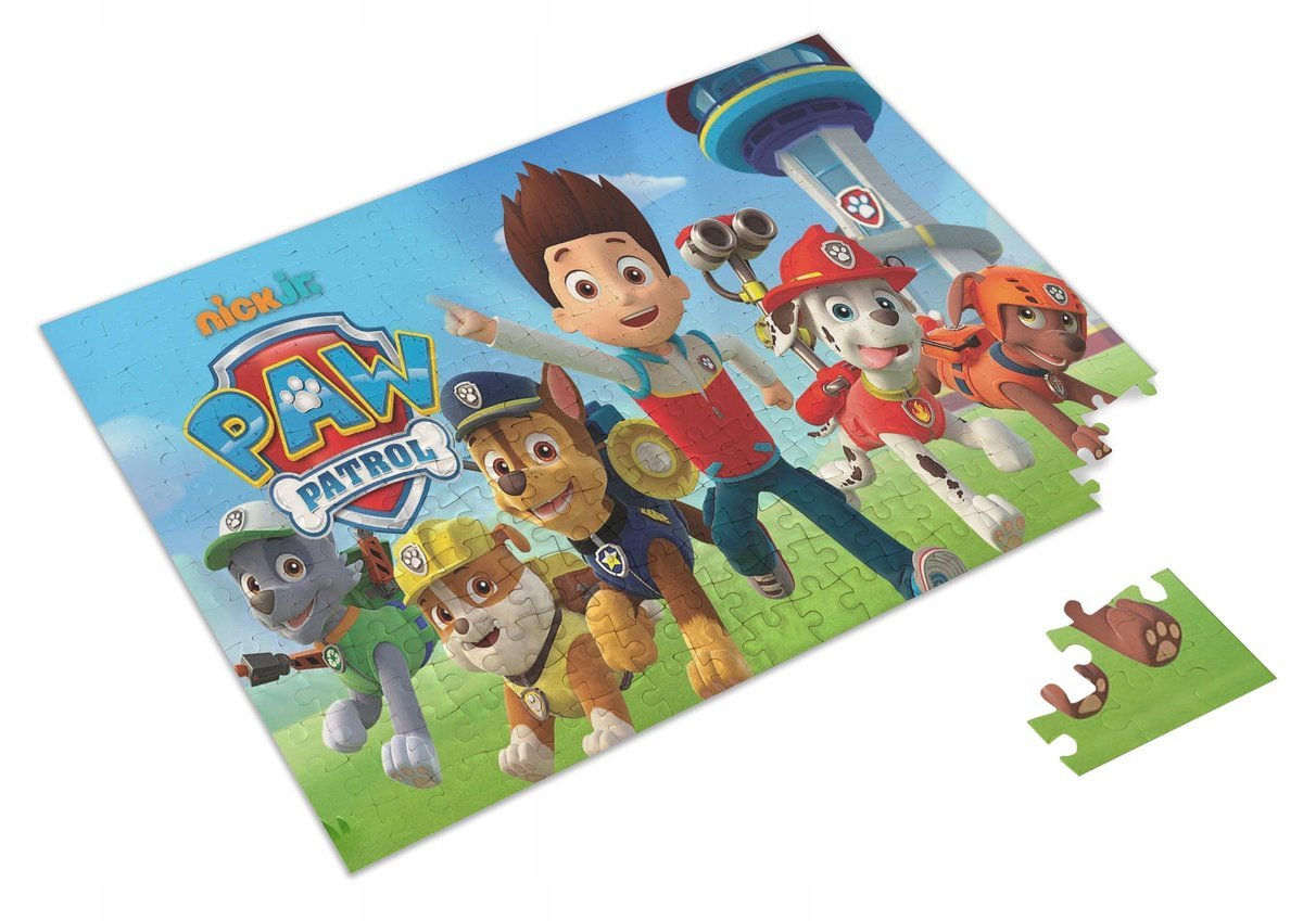 Puzzle Psi Patrol Pieski Psy Skye + Imię pudełko A3 252 el.