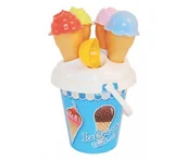 Zabawki do piasku - Mondo Wiaderko Z Foremkami Lodów Do Piasku - miniaturka - grafika 1