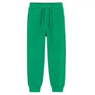 Spodnie i spodenki dla chłopców - Cool Club, Spodnie dresowe chłopięce, zielone - grafika 1