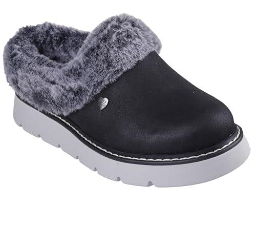 Skechers Damskie kapcie Keepsakes Lite Cozy Blend, Czarny, 38 EU
