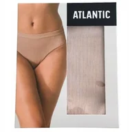 Majtki damskie - Atlantic Hipster Majtki damskie Rozmiar L/XL beżowe - miniaturka - grafika 1