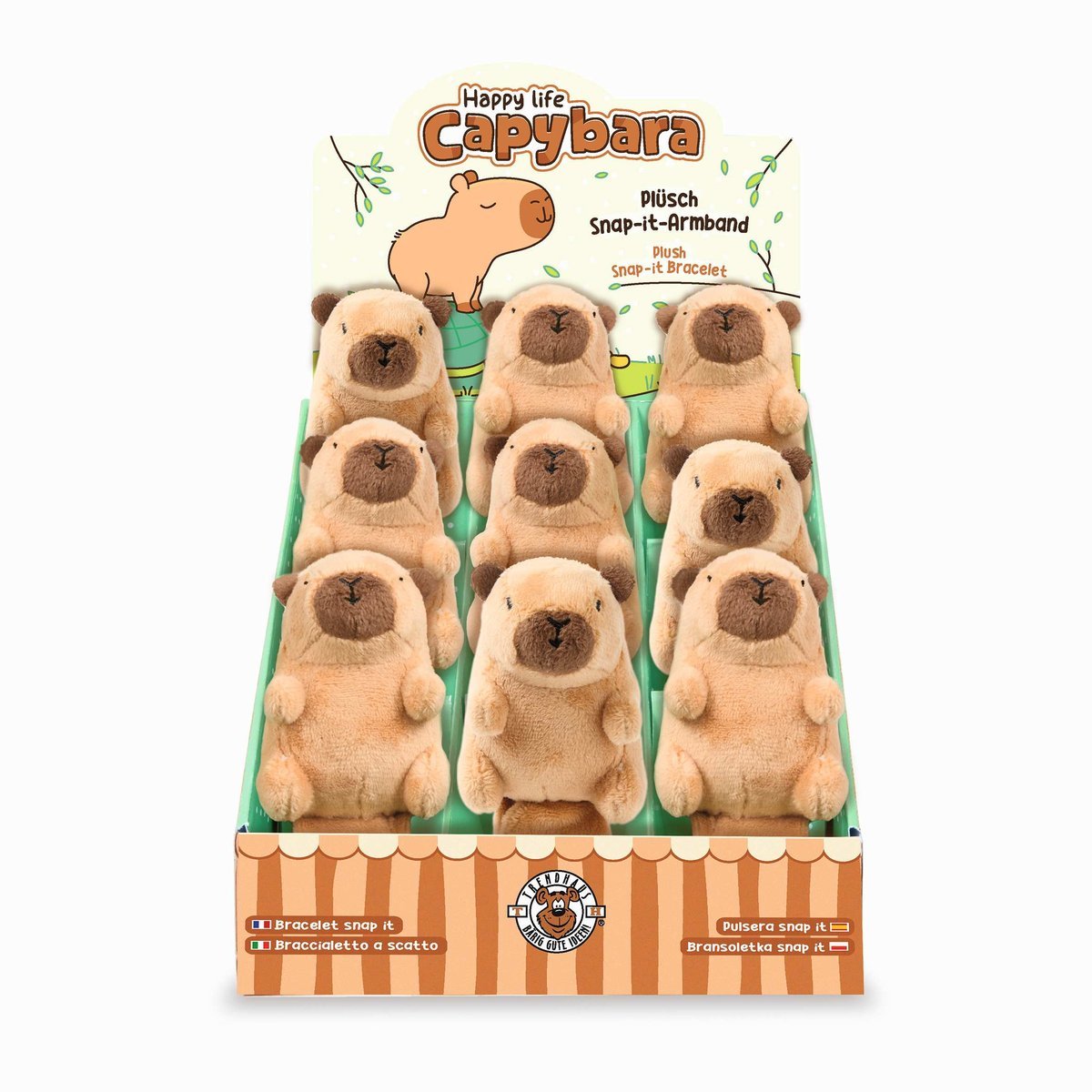 Bransoletka Pluszowa Kapibara Snap-It