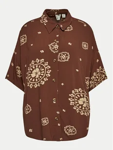 Roxy Koszula Beach Nostalgia ERJWT03614 Brązowy Regular Fit - Koszule damskie - miniaturka - grafika 1