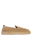 Espadryle męskie - Emporio Armani Espadryle EM005854 AF23967 U6092 Beżowy - miniaturka - grafika 1