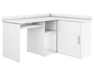 Biurka - Biurko narożne wolnostojące MICHAŁ białe - miniaturka - grafika 1