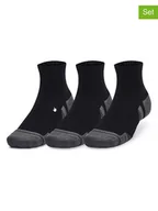 Skarpetki męskie - Under Armour Skarpetki sportowe (3 pary) w kolorze czarnym - miniaturka - grafika 1
