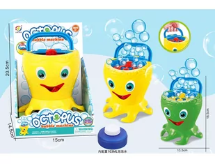 OŚMIORNICA PUSZCZAJĄCA BAŃKI NA BATERIE - Bańki mydlane - miniaturka - grafika 1