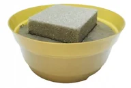 Sztuczne kwiaty - PODKŁAD DONICZKA OSŁONKA CEMENCIAK Z gąbką do stroika bukiet baza cement 18 - miniaturka - grafika 1