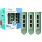 Wkłady filtrujące - 3x Oryginalne Filtry do butelki Dafi SOFT i SOLID kolor szałwiowy 3-pak - miniaturka - grafika 1