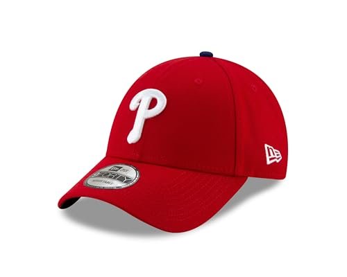 New Era Philadelphia Phillies MLB The League Czerwony Regulowana 9Forty Czapka - One-Size