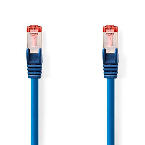 Nedis CCGP85221BU025 Cat 6 S/FTP kabel sieciowy | wtyczka RJ45 - wtyczka RJ45 | 0,25 m | niebieski