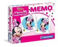 Gry planszowe - Clementoni, gra rodzinna Memo - Minnie, Happy helpers, 13480 - miniaturka - grafika 1