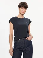 Koszulki i topy damskie - Pepe Jeans T-Shirt Lory PL505853 Granatowy Regular Fit - miniaturka - grafika 1