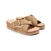 Klapki i japonki damskie - GIOSEPPO WINN, klapki damskie, taupe, 35 EU, taupe, 35 EU - miniaturka - grafika 1