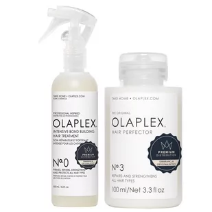 Olaplex zestaw: kuracja przygotowująca włosy 155ml + odbudowująca i regenerująca kuracja do włosów 100ml - Zestawy kosmetyków damskich - miniaturka - grafika 1