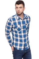 Koszule męskie - Lee, Koszula męska, Western Shirt Washed Blue L644Jwlr, rozmiar S - miniaturka - grafika 1