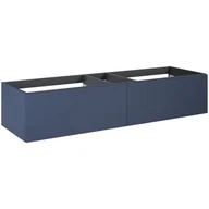 Szafki łazienkowe - Szafka łazienkowa pod umywalkę Elita Look 160 cm niebieski mat 169474 - miniaturka - grafika 1