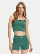 Koszulki i topy damskie - Fila Top Lissey FAW1028 Zielony Cropped Fit - miniaturka - grafika 1