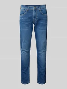 Jeansy o kroju slim fit z 5 kieszeniami model ‘Gymdigo’ - Spodnie męskie - miniaturka - grafika 1