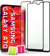 Szkła hartowane na telefon - Hello Case 2-pak Szkło Hartowane do Samsung Galaxy A70 Ochronne Pełne Na cały ekran 5D - miniaturka - grafika 1