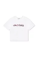 Koszulki dla dziewczynek - Marc Jacobs t-shirt bawełniany dziecięcy kolor biały - miniaturka - grafika 1