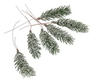 GAŁĄZKA IGLIWIA IGLIWIE GAŁĄZKI DO STROIKA 6SZT - Ozdoby bożonarodzeniowe - miniaturka - grafika 1