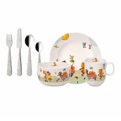 Zestawy naczyń dla dzieci - Zestaw (7 el. zielony) Hungry as a Bear Villeroy & Boch - miniaturka - grafika 1