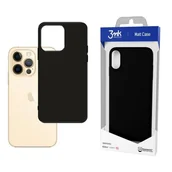 Etui i futerały do telefonów - 3mk Matt Case do iPhone 13 Pro czarne - miniaturka - grafika 1