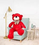 Maskotki i pluszaki - MIŚ GUSTAW DUŻA PRZYTULANKA PLUSZOWA MASKOTKA CLASSICO 190 CM CZERWONY - miniaturka - grafika 1