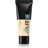 Podkłady do twarzy - Maybelline Fit Me! Matte+Poreless odcień 100 30 ml - miniaturka - grafika 1