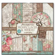 Scrapbooking - Stamperia Uroczy papier 30,5x30,5 cm ROSES&LACES zestaw SBBL25 - miniaturka - grafika 1
