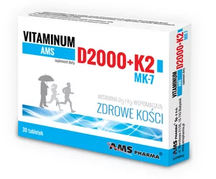 VITAMINUM D2000+K2 AMS, 30 szt. - Witaminy i minerały - miniaturka - grafika 1