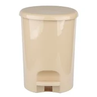 Kosze na śmieci - Kosz OMEGA 16l z pedałem beżowy (4408) - miniaturka - grafika 1