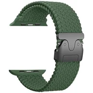 Akcesoria do smartwatchy - Pasek BELINE Woven Nylon Parachute do Apple Watch 38/40/41 mm Oliwkowy - miniaturka - grafika 1