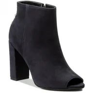 Botki damskie - Carinii Botki Damskie Granatowe Skórzane 40 3T1G9* - miniaturka - grafika 1