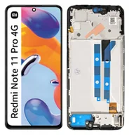 Części serwisowe do telefonów - WYŚWIETLACZ EKRAN LCD DO XIAOMI REDMI NOTE 11 PRO 4G OLED RAMKA 2201116TG - miniaturka - grafika 1
