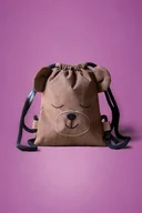 Plecaki worki - Workoplecak dla malucha brązowy miś - miniaturka - grafika 1