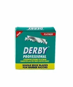 Maszynki do golenia i wkłady - DERBY Żyletki połówki golenia brzytwą 100 szt. - miniaturka - grafika 1